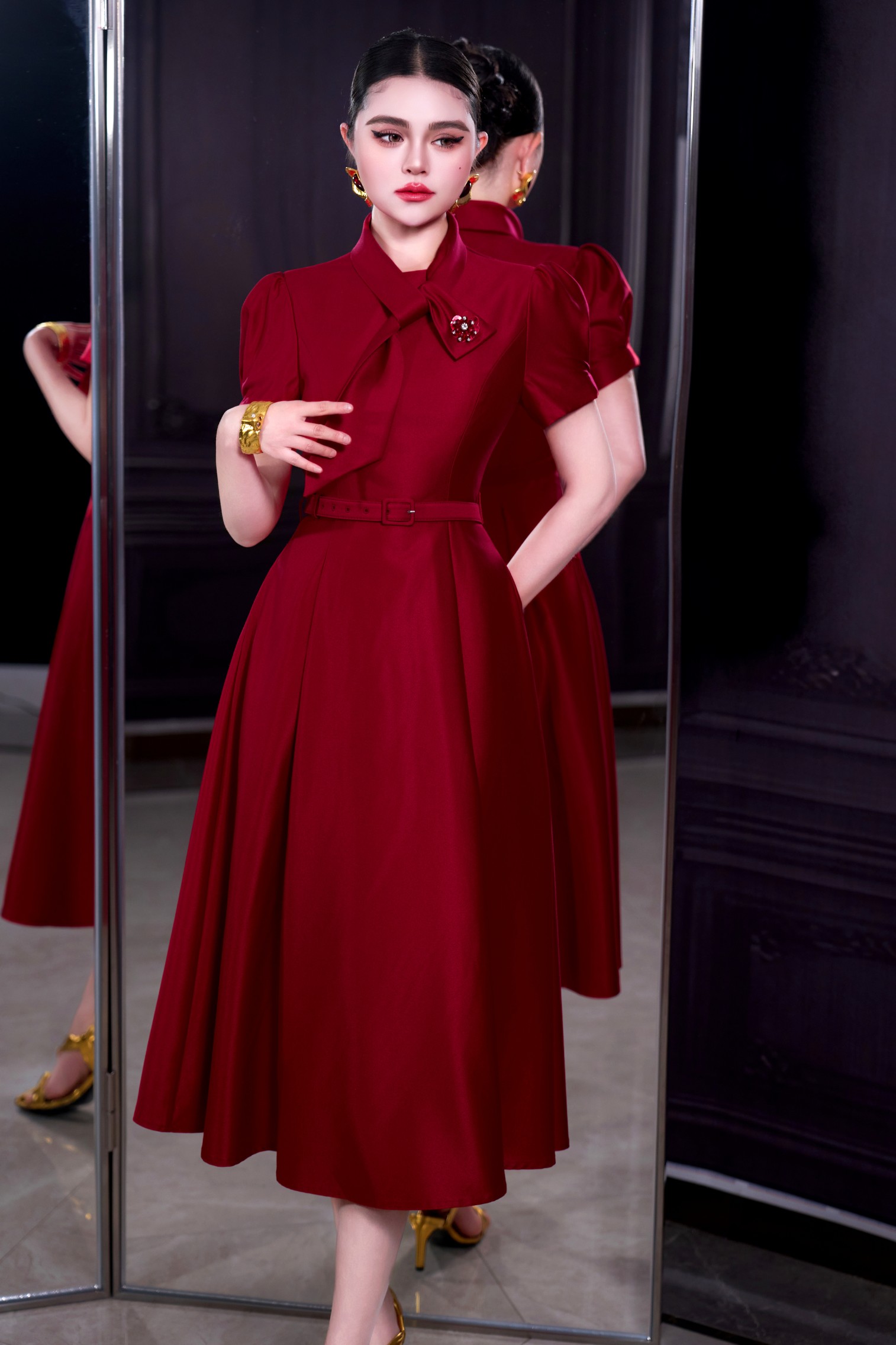 ZJYT Red Women's Dress Trend 2 - Women'S Red Formal Wear 评论和价格