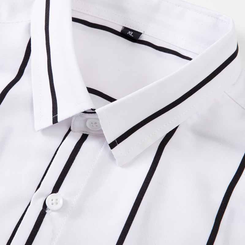 Men's Striped Dress Shirt Long - Formal Dress 评论和价格