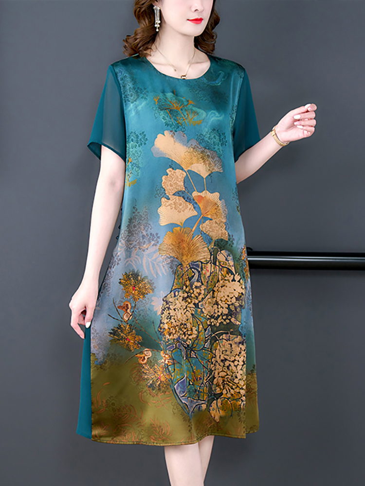 2024 Red Silk Floral Luxury We - Women'S Red Formal Wear 评论和价格