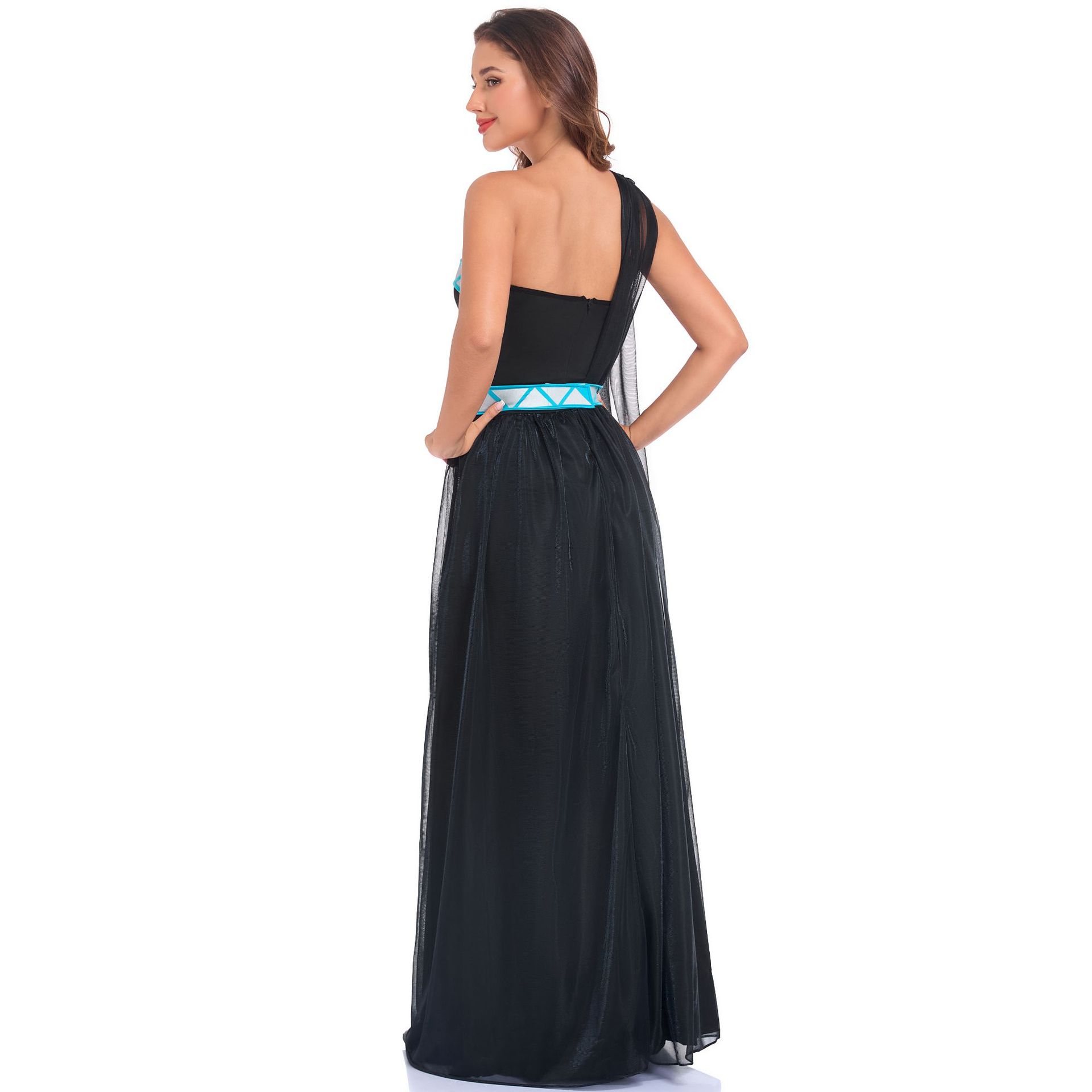 Women Greek Goddess Costume On - Evening Gown 评论和价格