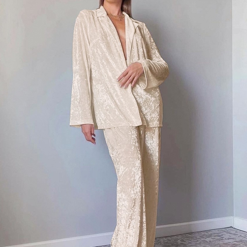 Lounge Pj Nightwear Pyjamas Ve - Womens Blazer 评论和价格