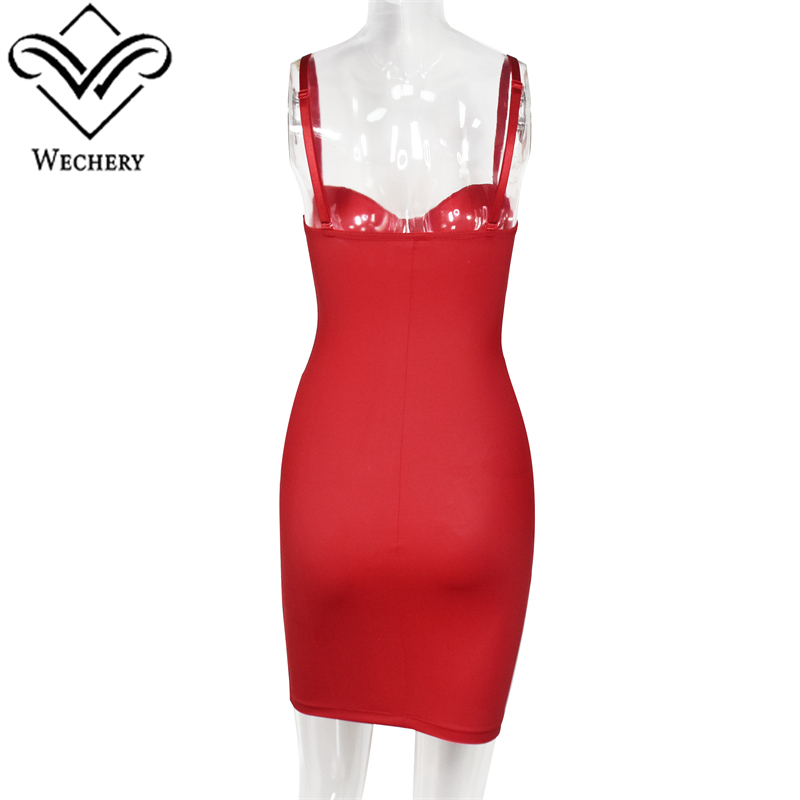 Wechery Red Dresses For Women  - Women'S Red Formal Wear 评论和价格
