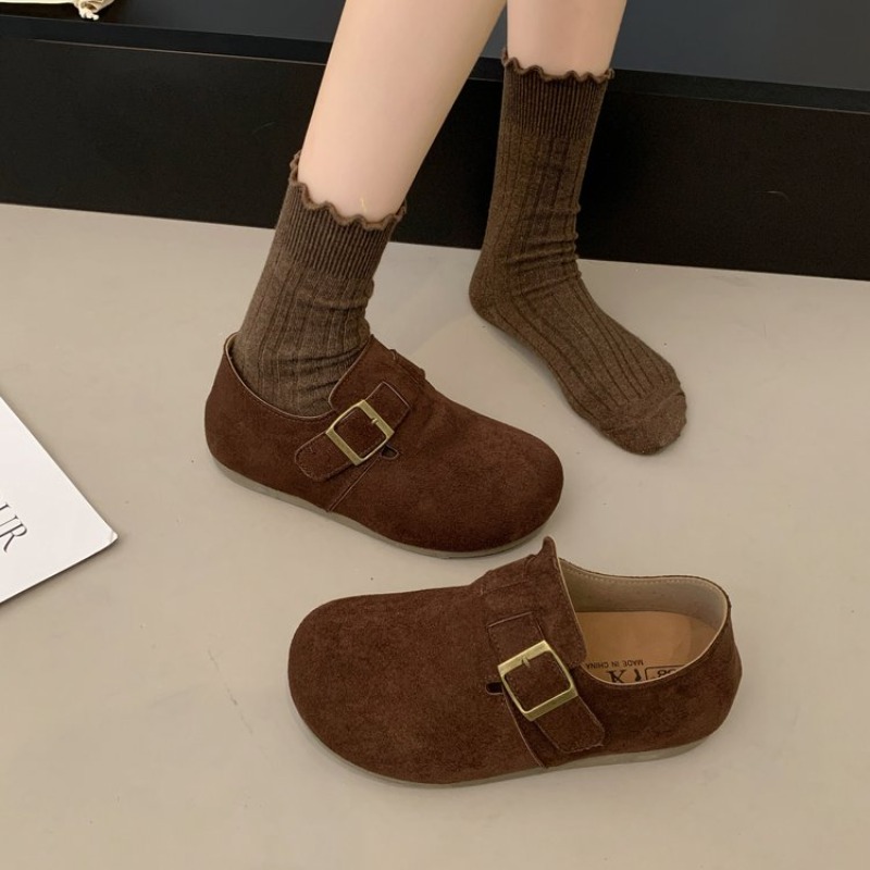 Women Suede Closed Back Birken - Womens Heels 评论和价格